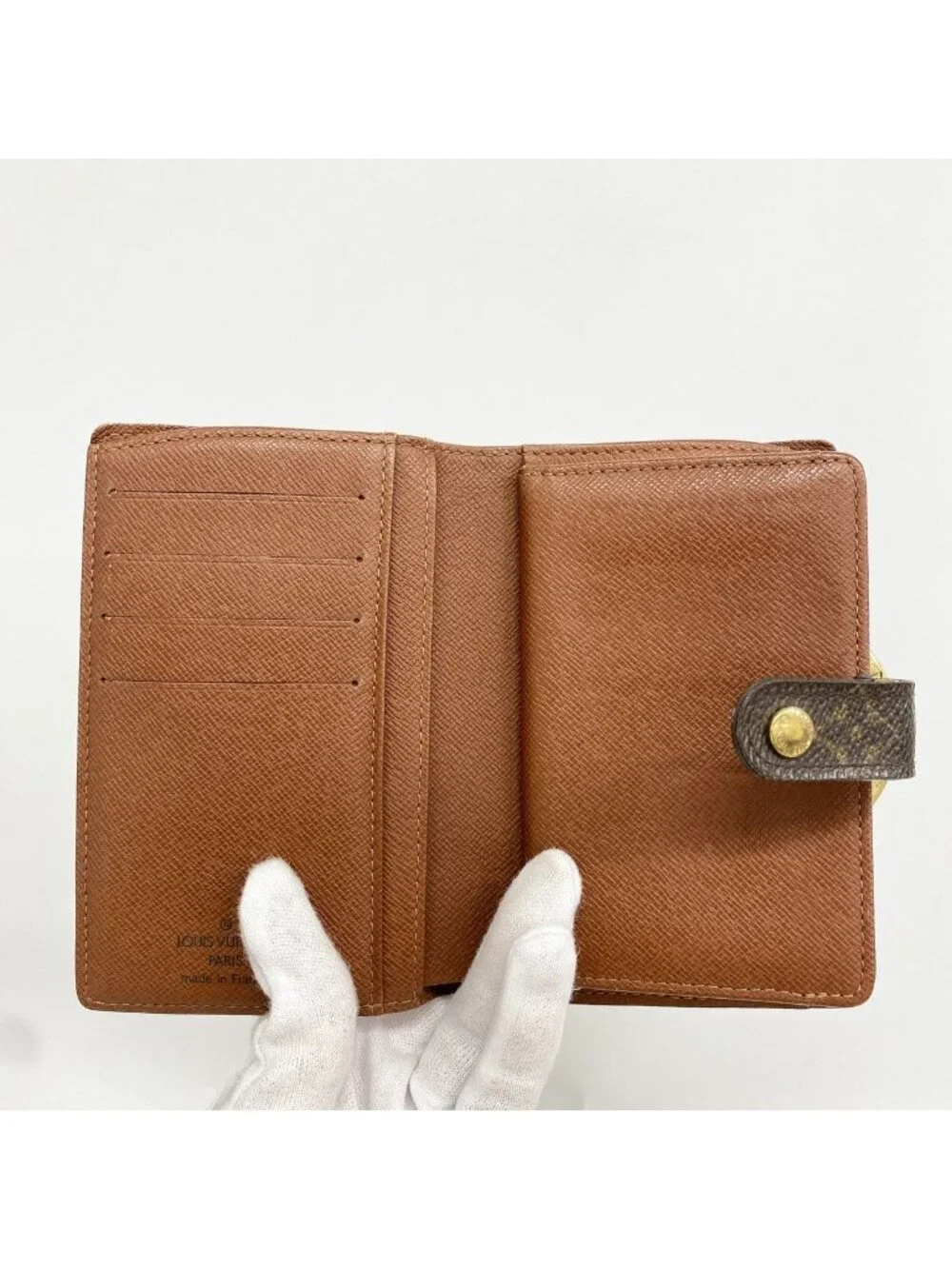 Louis Vuitton Wallet Monogram Porte-Monnaie Viennois Brown